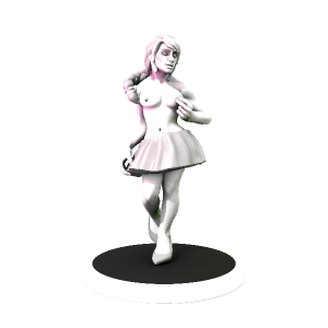 Nude Pose Made With Hero Forge