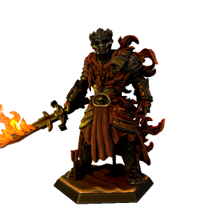 DS Soul of Cinder - made with Hero Forge