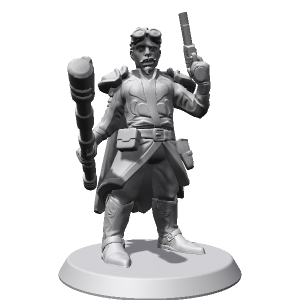 Ulysses Chance Technowiz - made with Hero Forge