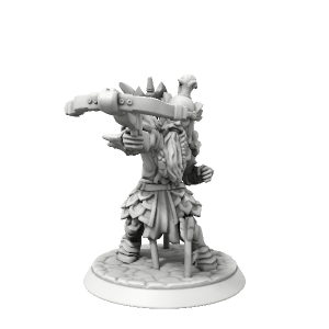 Dwarf warrior - made with Hero Forge
