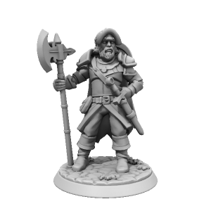 Human Fighter - made with Hero Forge