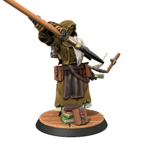 The Scribe - made with Hero Forge