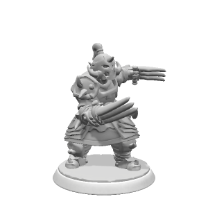 Dwarf Grunkle Thistlebear - made with Hero Forge