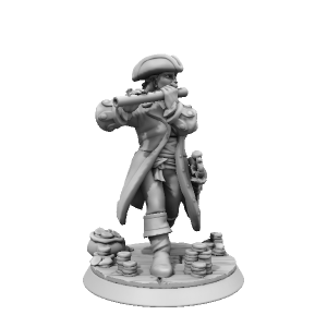 Pirate Bard - made with Hero Forge