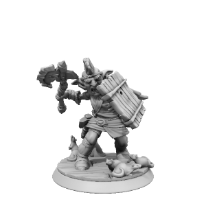 30 Fantasy Goblin warrior - made with Hero Forge