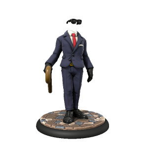 Invisable man - made with Hero Forge