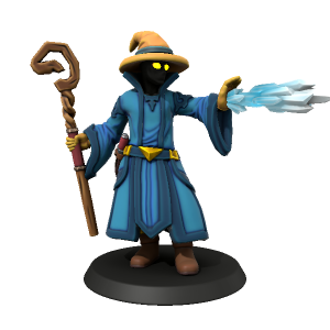 Black Mage - made with Hero Forge