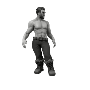 Giga Chad - made with Hero Forge