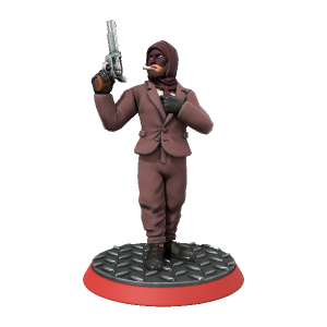 TF2 Spy Red - made with Hero Forge