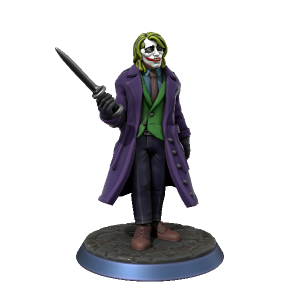 DC Nolan Joker - made with Hero Forge