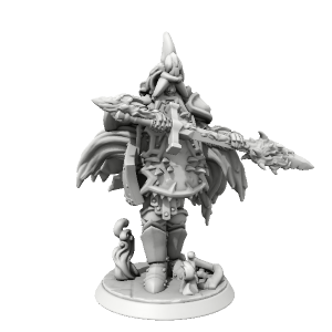 Flesh Seeker Death Paladin - made with Hero Forge