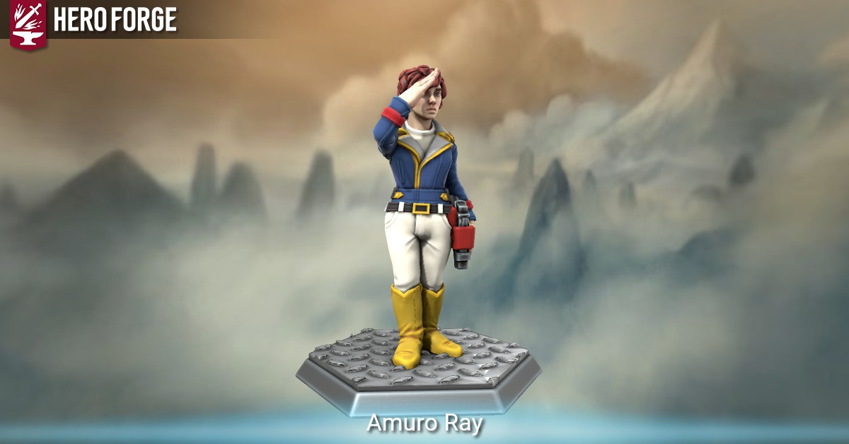 Amuro Ray - made with Hero Forge