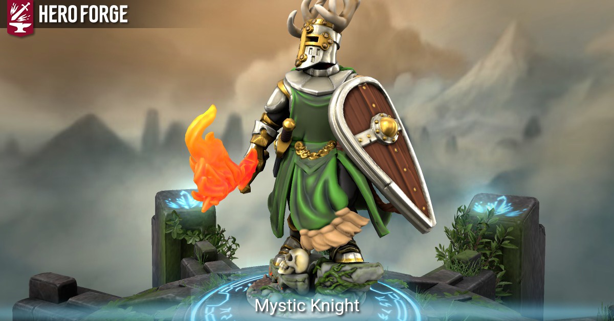 Mystic Knight - made with Hero Forge