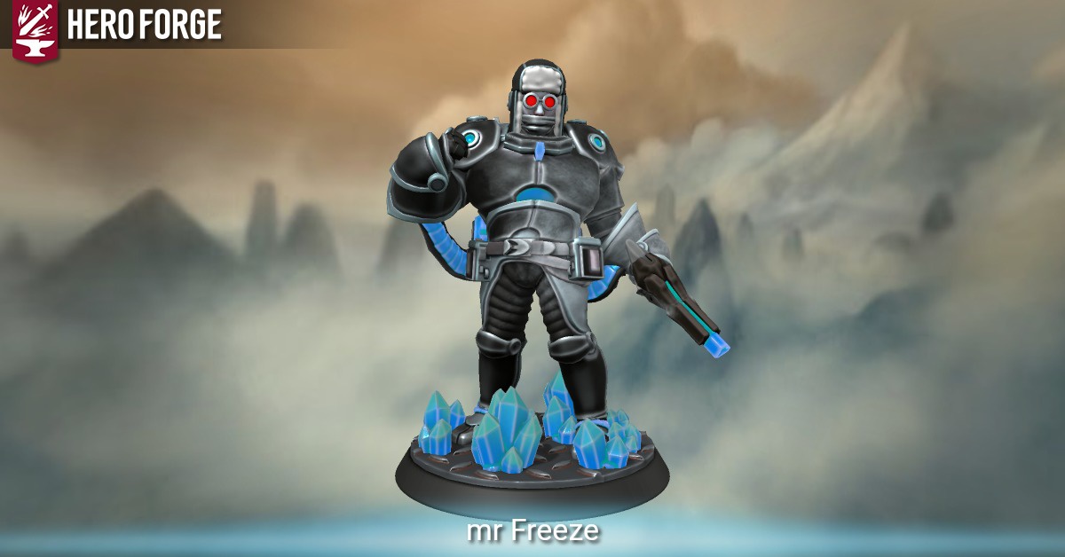 mr Freeze - made with Hero Forge