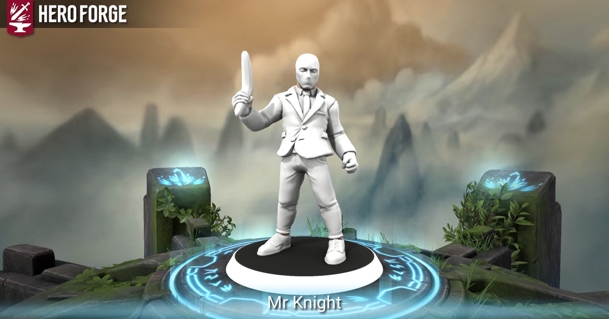Mr Knight - made with Hero Forge