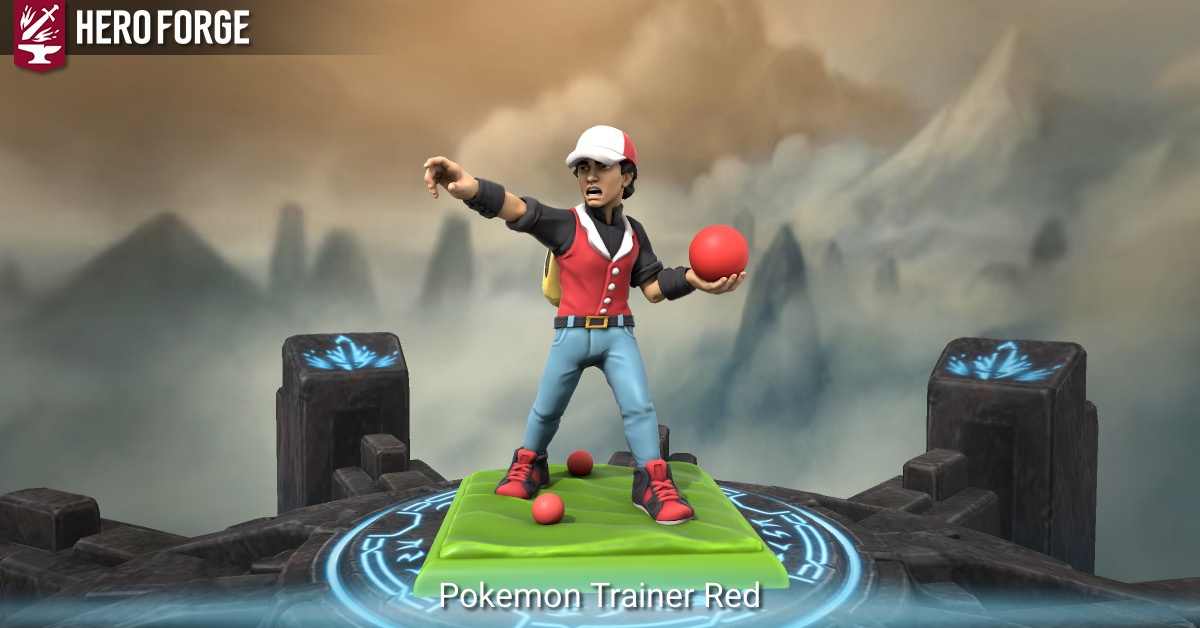Pokemon Trainer Red  Pokemon trainer red, Pokémon heroes, Pokemon red