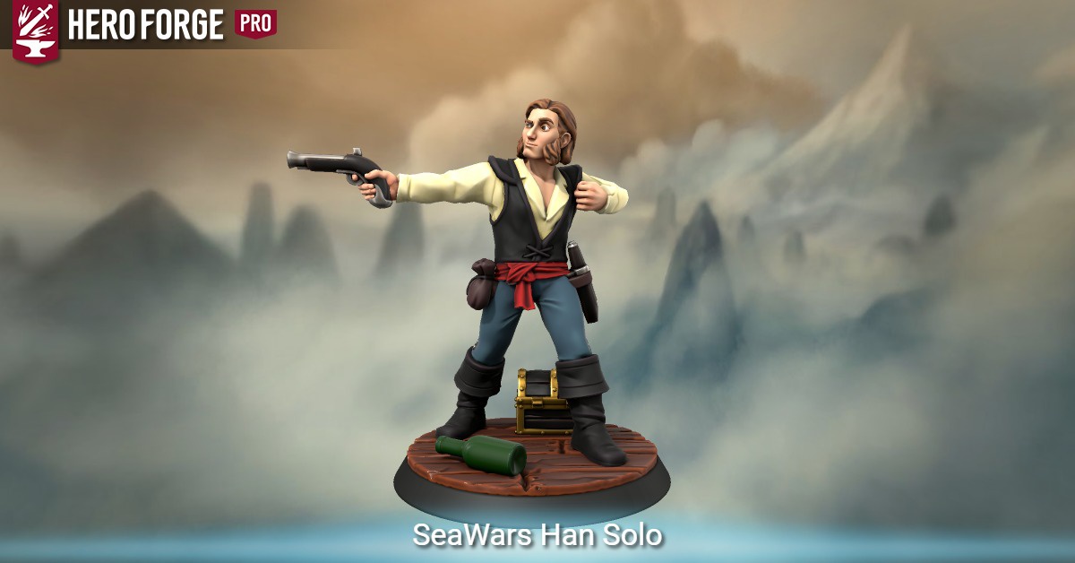Let Me Solo Her - made with Hero Forge