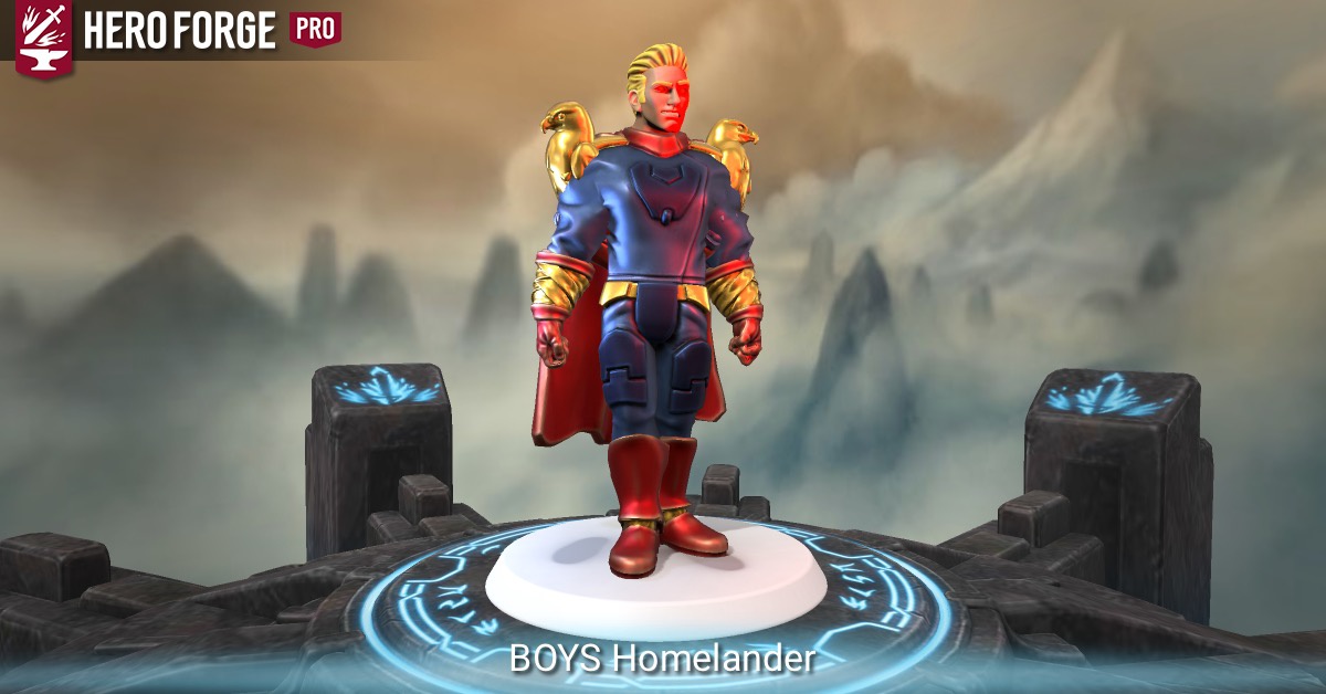 BOYS Homelander - made with Hero Forge