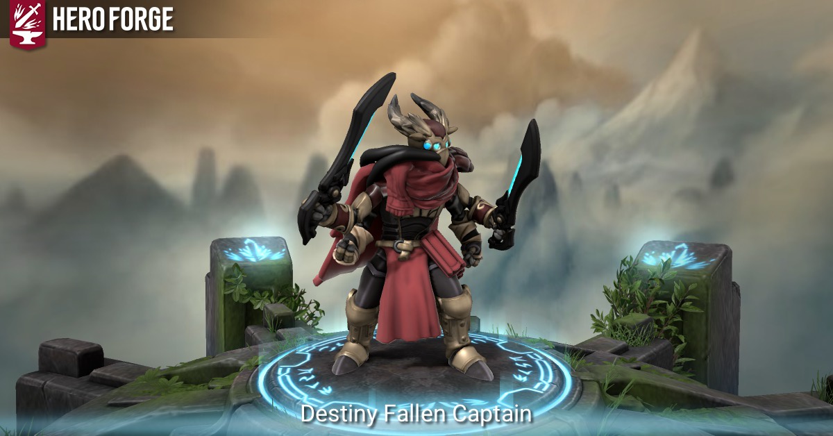 Destiny Fallen Captain - made with Hero Forge