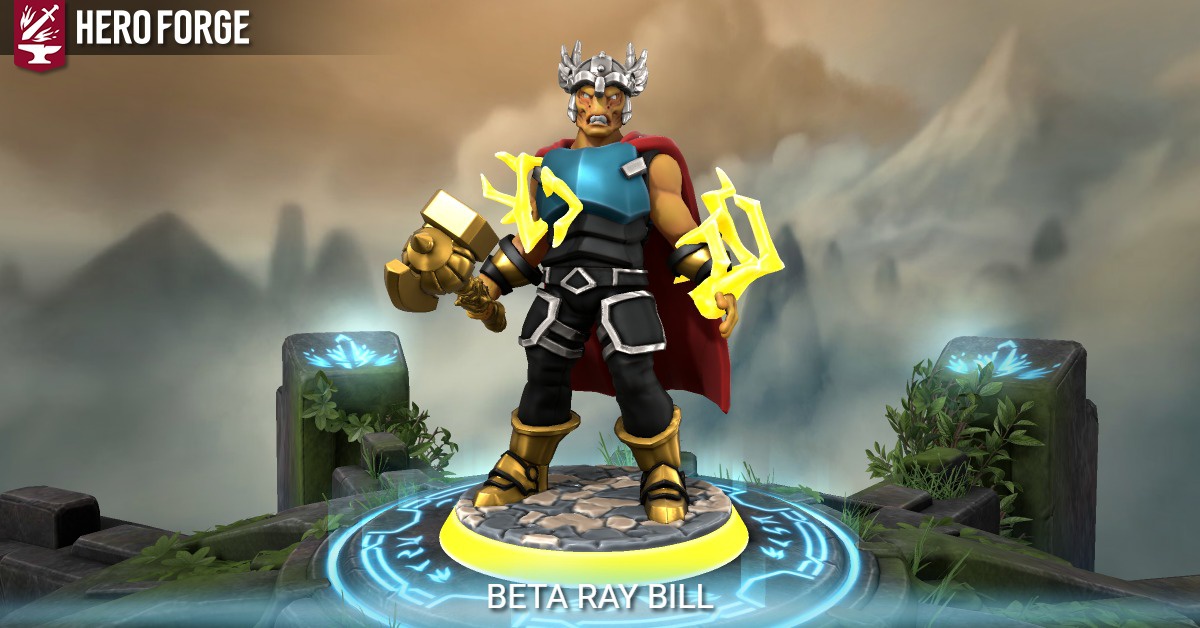 BETA RAY BILL - made with Hero Forge