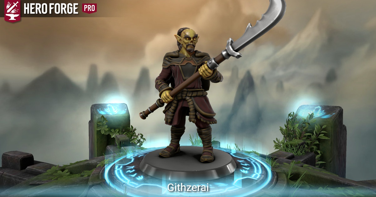 Githzerai - made with Hero Forge