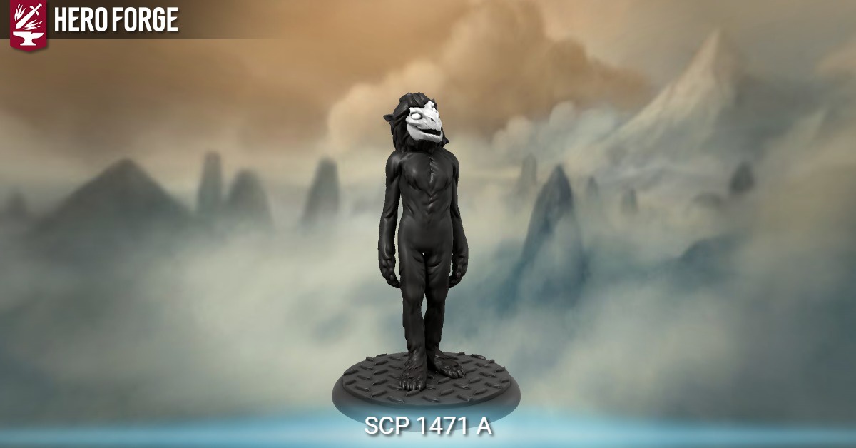 SCP 1471 A - made with Hero Forge