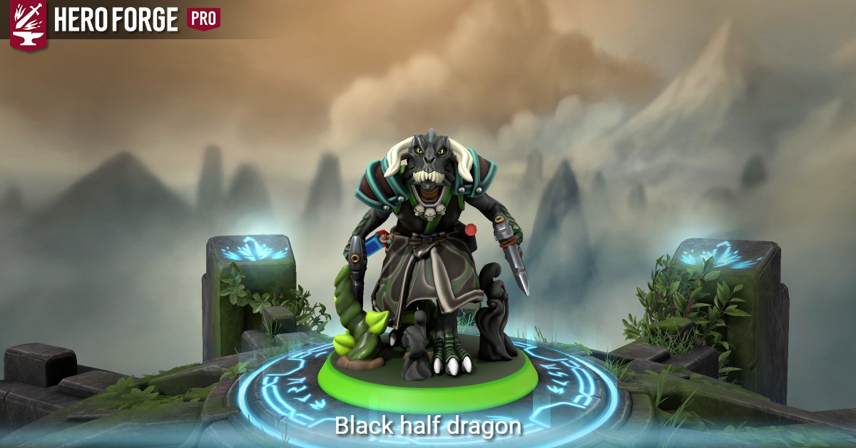 half dragon black