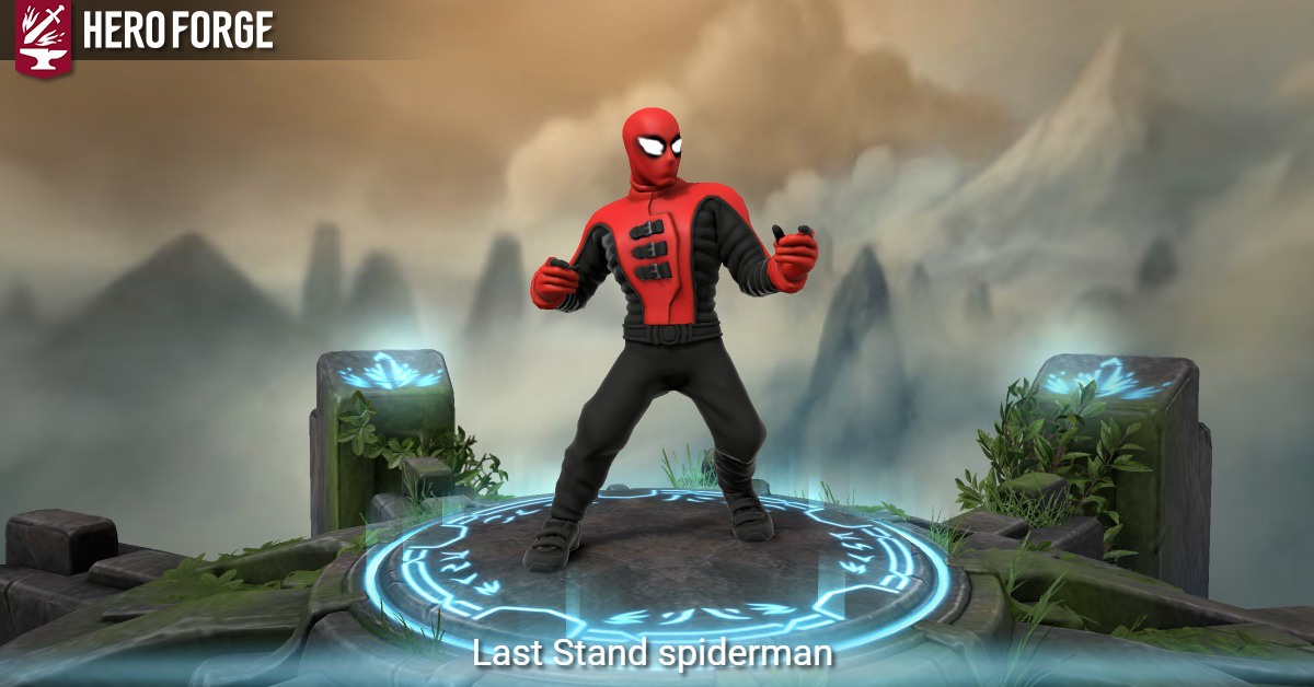 Last Stand spiderman - made with Hero Forge