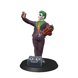 Joker Selfie - made with Hero Forge