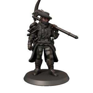 Lupin Chasseur Werewolf Hunter - made with Hero Forge