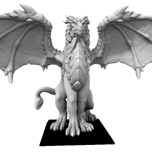 APR Quadrupedal Dragon - made with Hero Forge