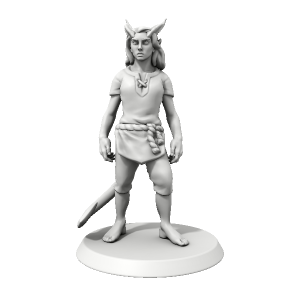 Apr Tiefling Female - made with Hero Forge