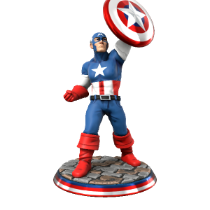 Marvel Heroes Captain America3 - made with Hero Forge