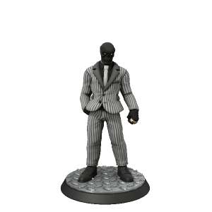 Black Mask - made with Hero Forge