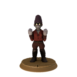 i work with my hands - made with Hero Forge