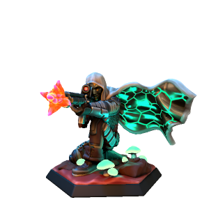 Agent Jester Six - made with Hero Forge