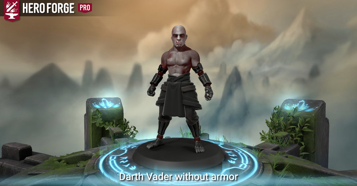 darth vader without armor