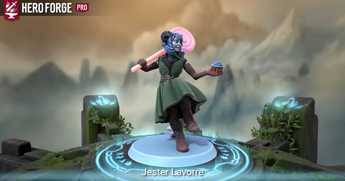 Jester Lavorre - made with Hero Forge