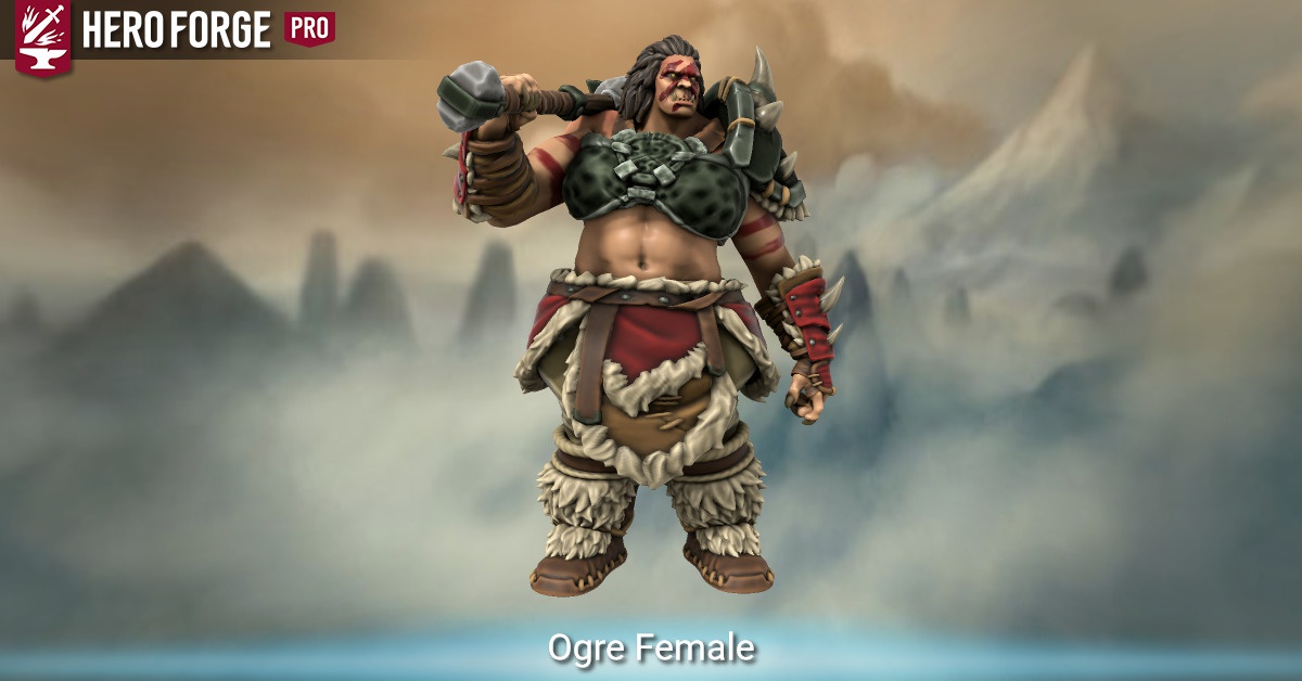 Ogre Female - Made With Hero Forge