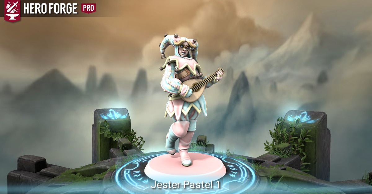 Jester Pastel 1 - made with Hero Forge