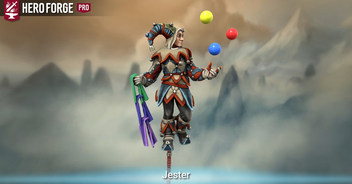 Jester - made with Hero Forge
